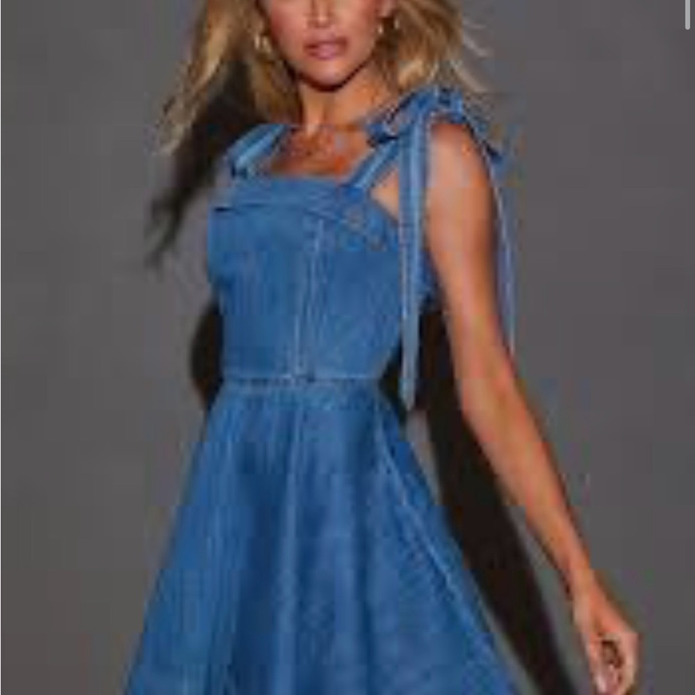 Blue Denim mini Dress
